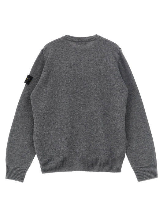 Stone Island Junior سترة بشعار Badge