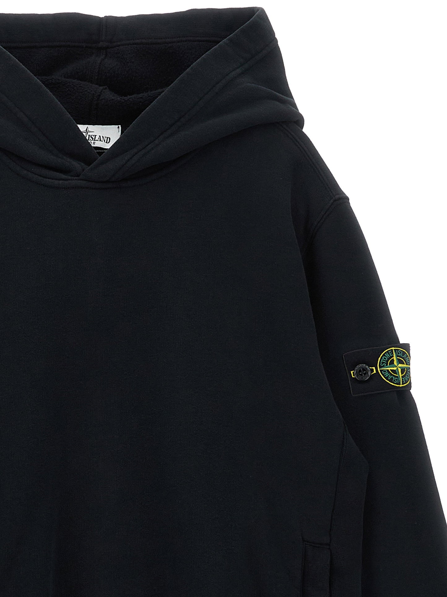 Stone Island Junior Badge Logo Hoodie