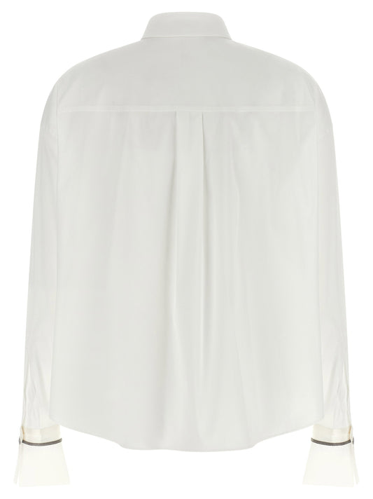 Brunello Cucinelli Shiny Cuffs Shirt