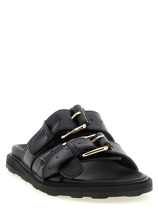 Moschino Double Strap Sandals