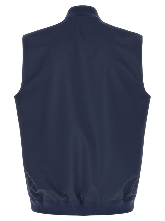 Brunello Cucinelli Logo Nylon Vest