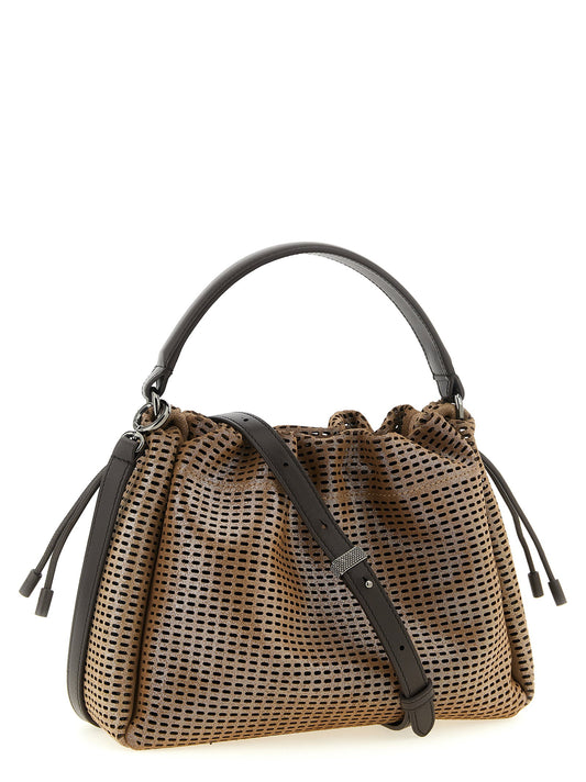 حقيبة Brunello Cucinelli دلو ميلو صغيرة