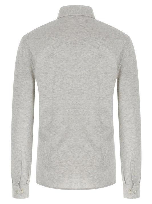 Brunello Cucinelli Piqué Cotton Shirt