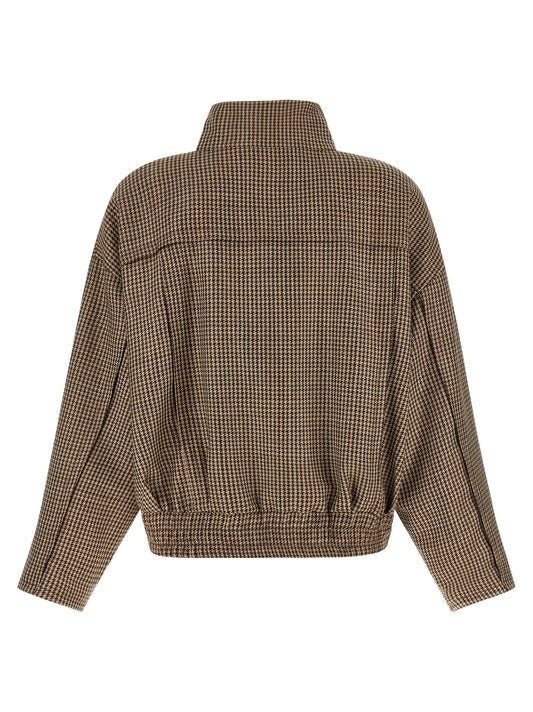 Brunello Cucinelli Shiny Zipper Pull Jacket