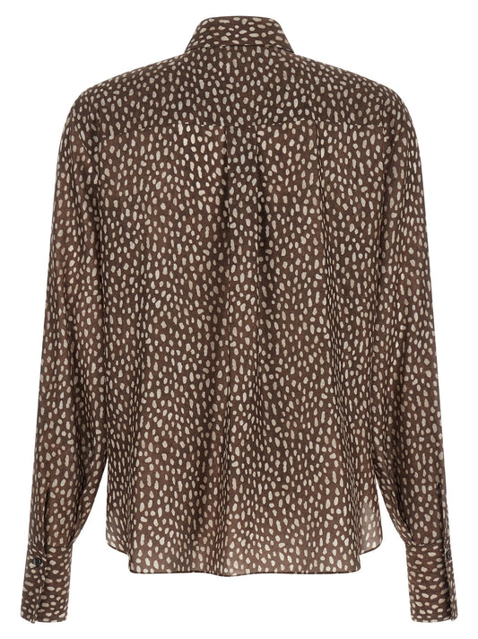 Brunello Cucinelli Lavallière Collar Shirt