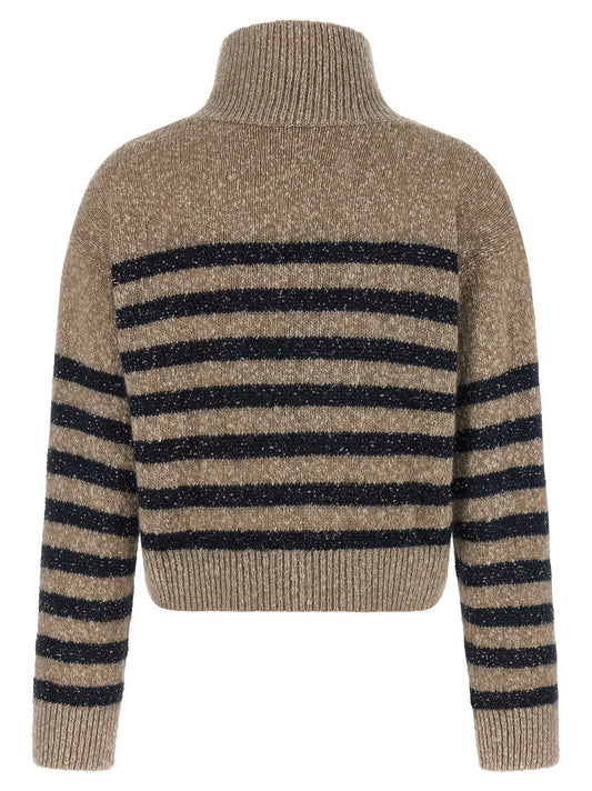 Brunello Cucinelli Dazzling Stripes Sweater