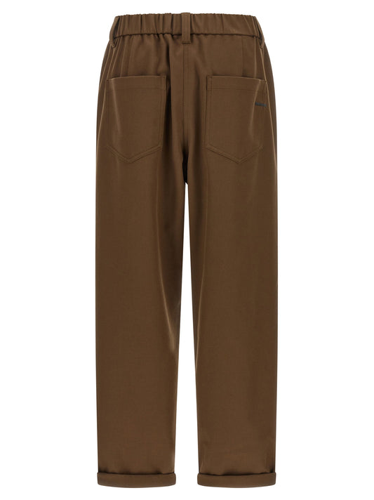 Brunello Cucinelli Baggy Pull-on Pants