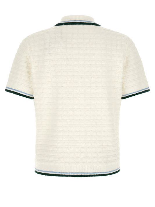 Casablanca Bouclé Polo Shirt