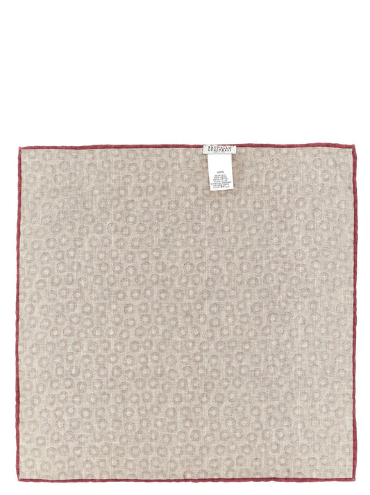 Brunello Cucinelli Polka Dot Pocket Clutch Bag