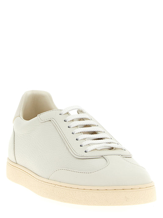 Brunello Cucinelli Deer Leather Sneakers
