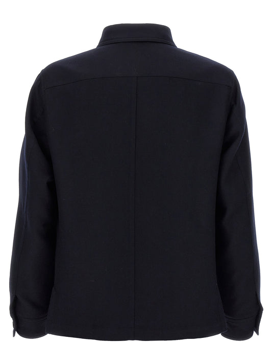 قميص علوي من الصوف الخفيف مزدوج قابل للقسمة من توم فورد