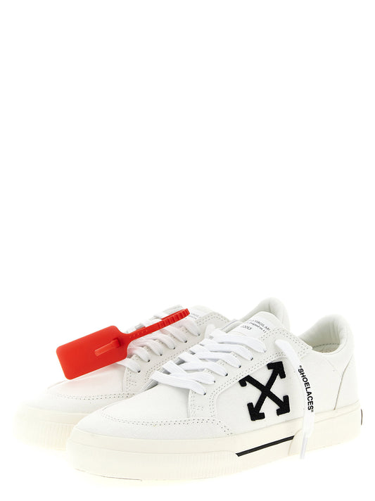 Off White Vulcanized Sneakers