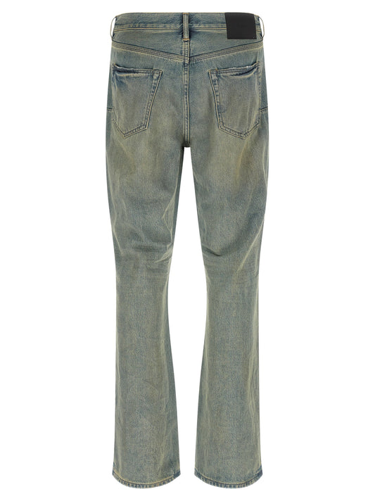 Purple P026 Dirty Fade Rip Boot Jeans