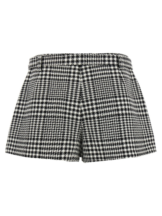 Self-Portrait Bouclé Wool Skort