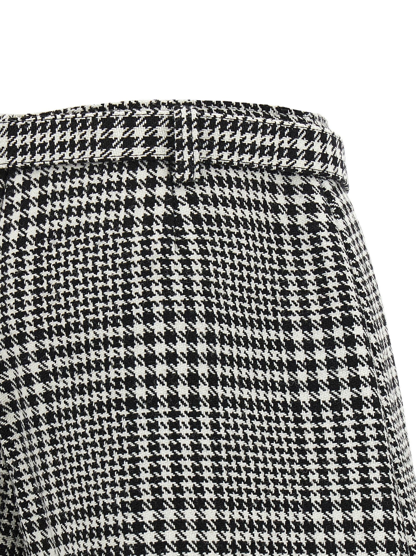 Self-Portrait Bouclé Wool Skort