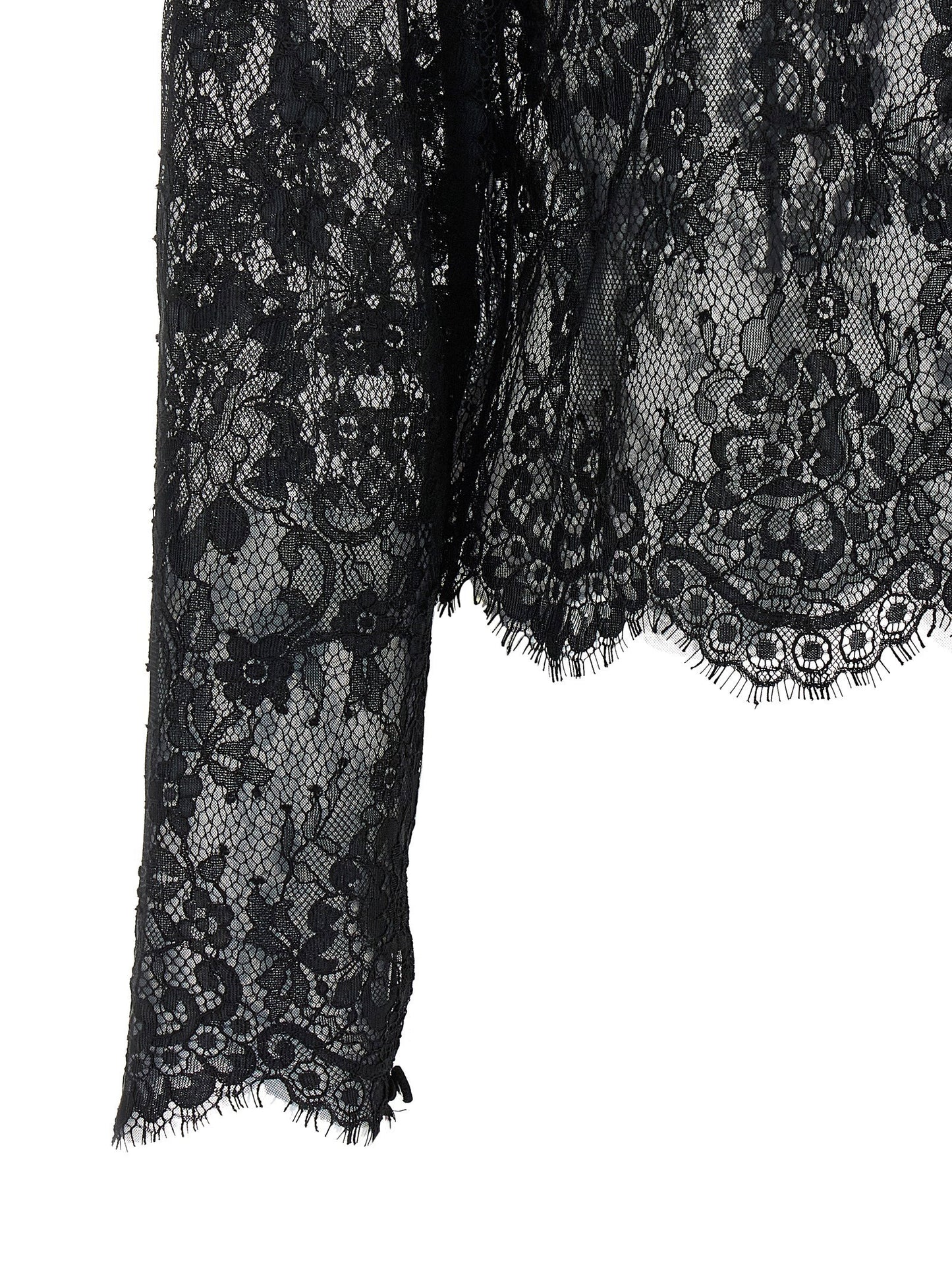 Self-Portrait Black Lace Blouse