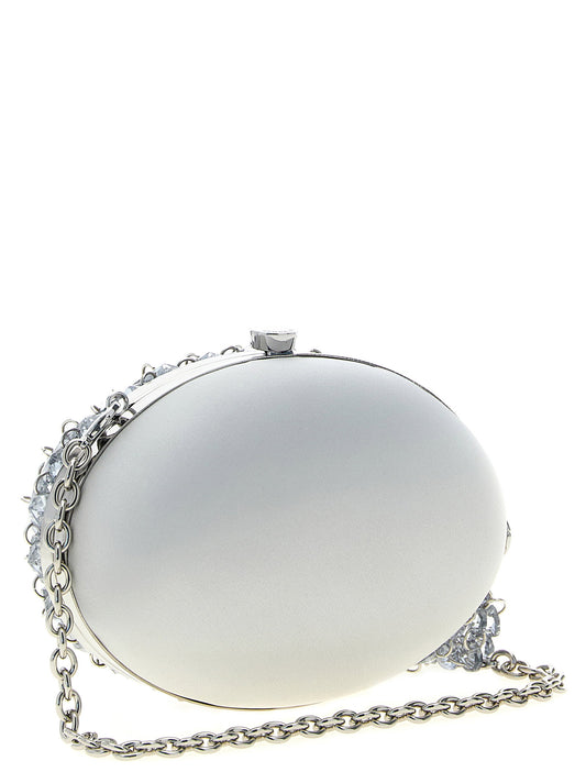 Self-Portrait Crystal Chain Clutch