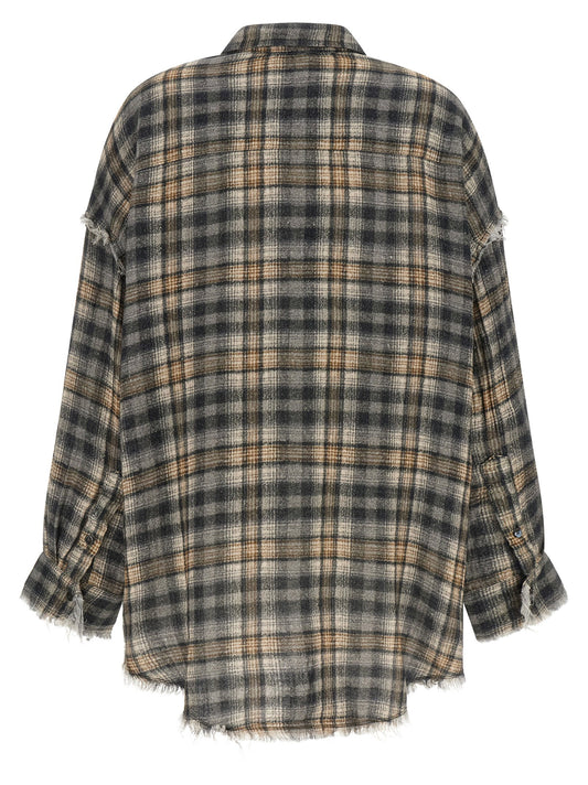 R13 Raw Cut Hem Shirt