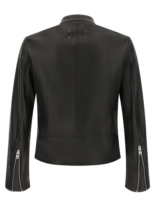 Maison Margiela 5-zip Leather Jacket