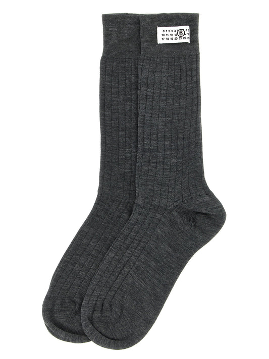 Mm6 Maison Margiela Numeric Signature Mm6 Socks