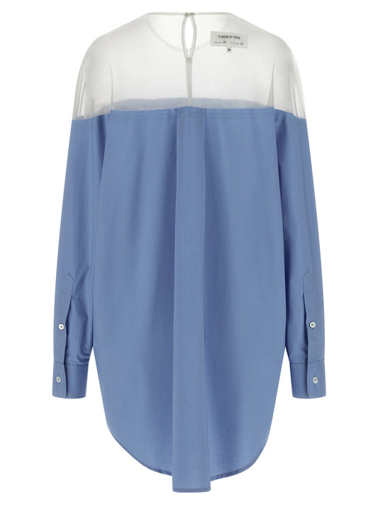 Mm6 Maison Margiela Tulle Insert Shirt