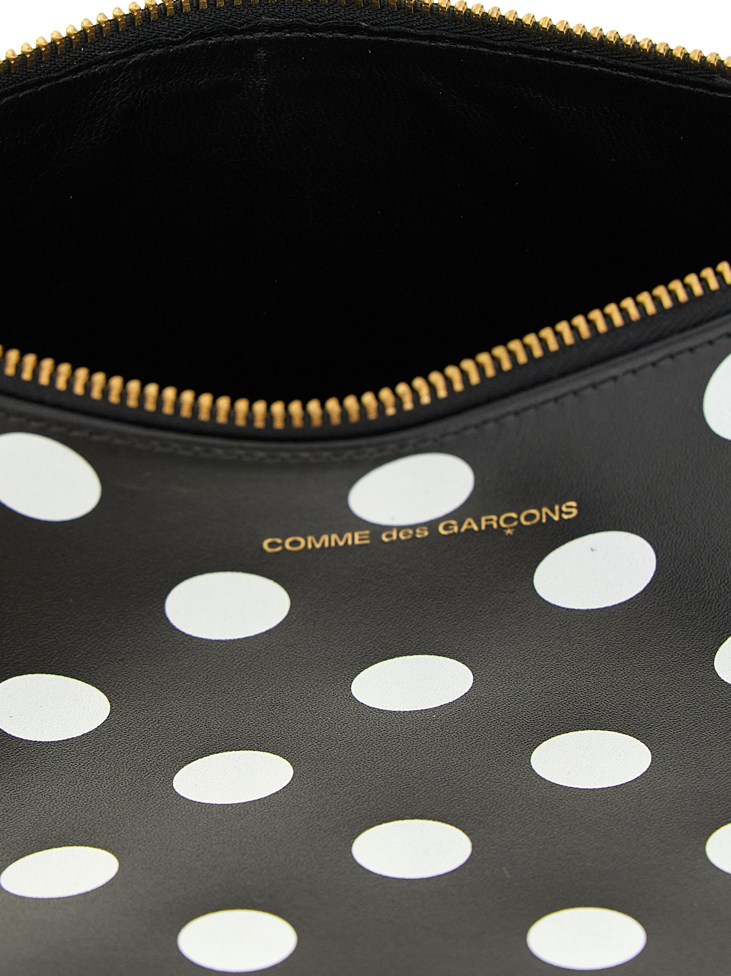 Comme Des Garcons Wallet Comme Des Garcons Wallet Polka Dots Printed Wallet