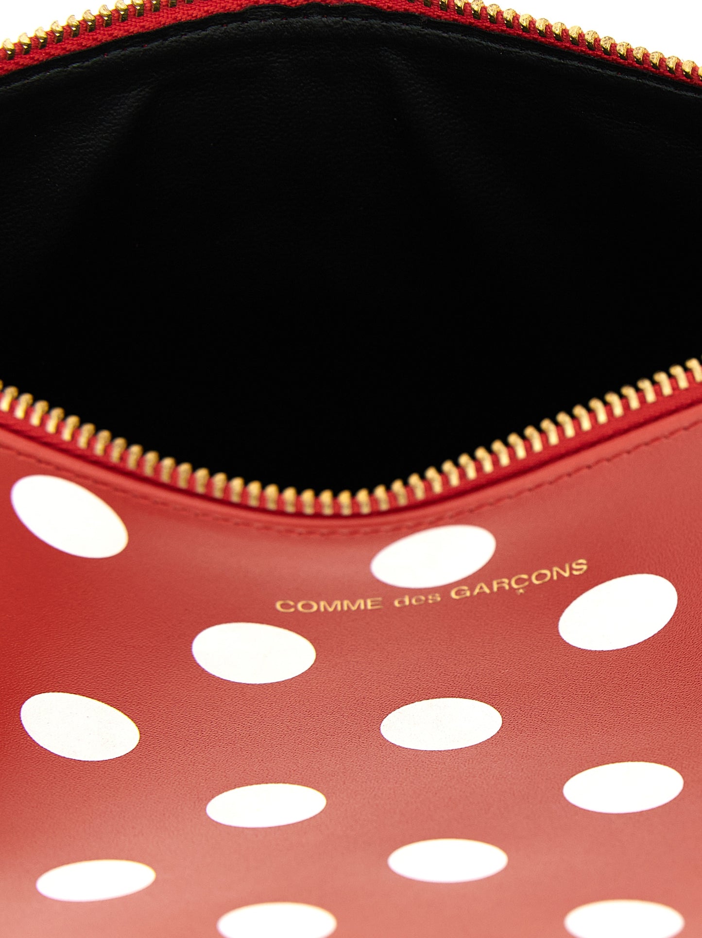 Comme Des Garcons Wallet Comme Des Garcons Wallet Polka Dots Printed Wallet