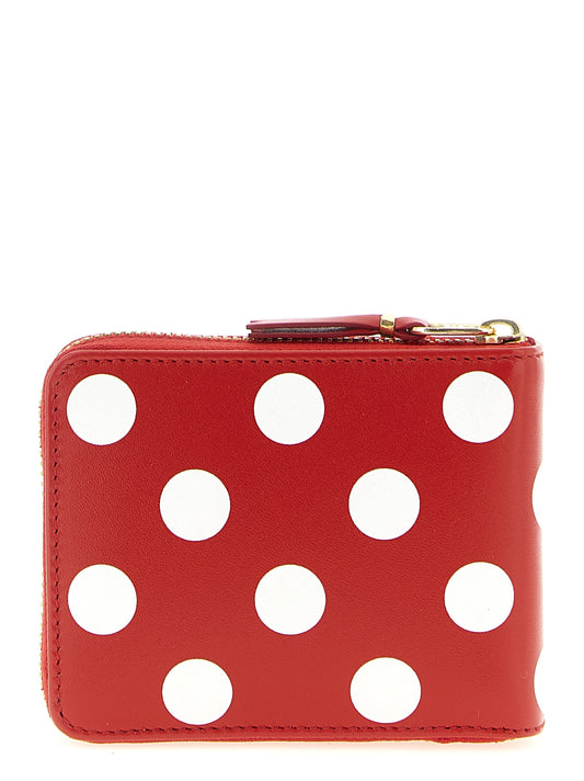 Comme Des Garcons Wallet Comme Des Garcons Wallet Polka Dots Printed Wallet