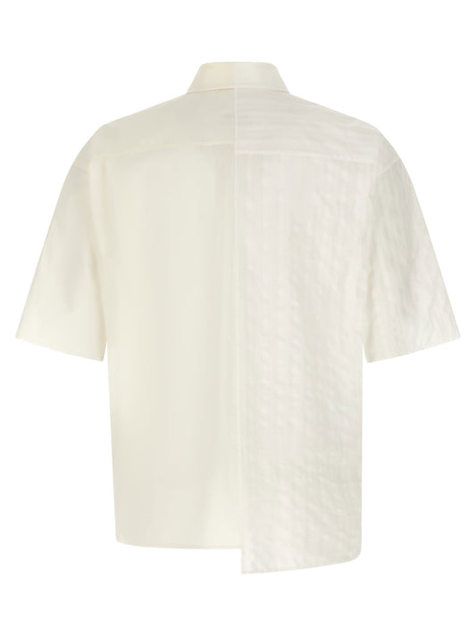 قميص Bi-material من Mm6 Maison Margiela