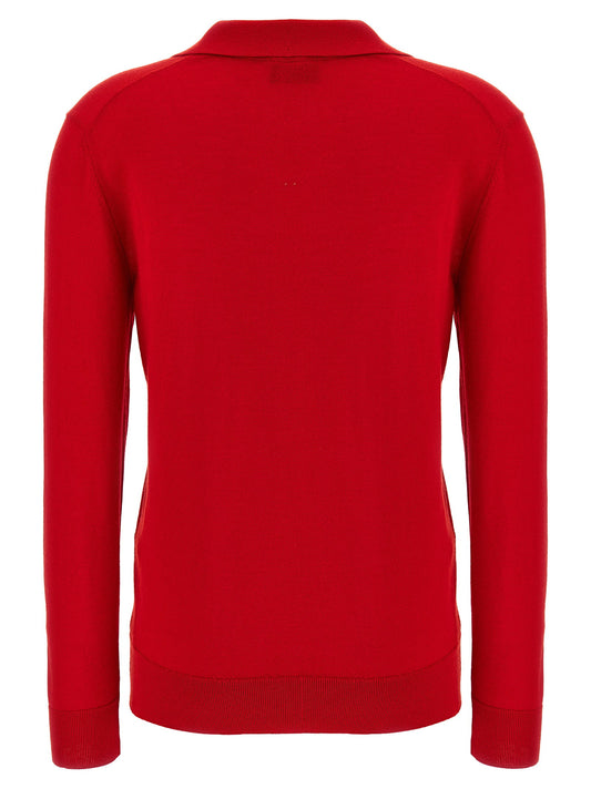 Brioni Cashmere And Silk Polo Shirt