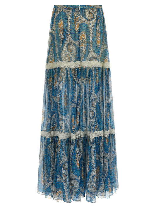 Etro Lace Insert Skirt