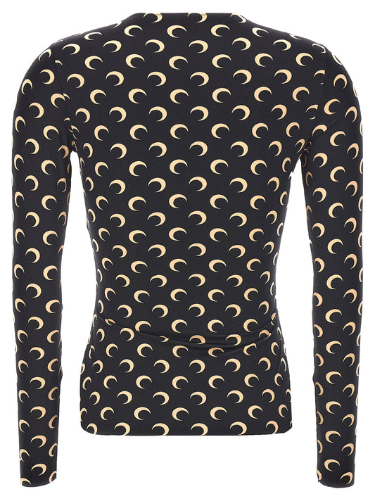 Marine Serre Moon Printed Jersey T-shirt