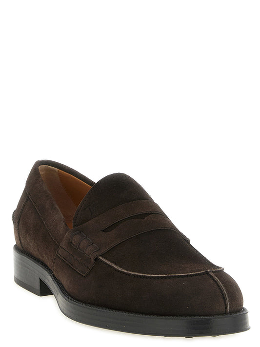 حذاء لوفرز من جلد الشامواه من Tod's