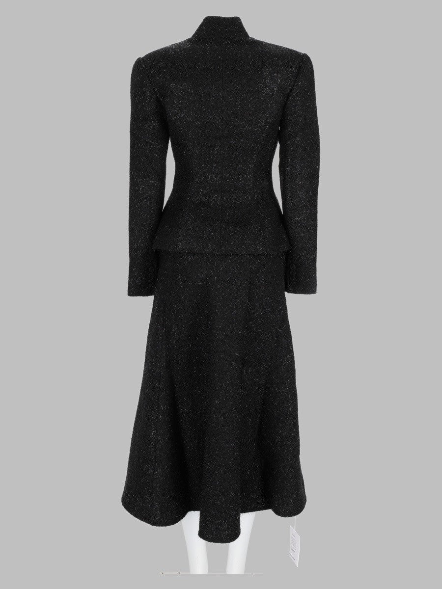 Abito Midi in Bouclé Metallizzato
