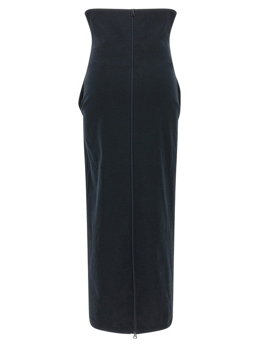 'Allow' long skirt with zip