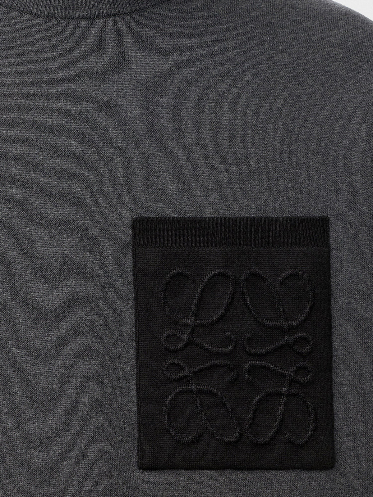 Anagram cotton blend sweatshirt