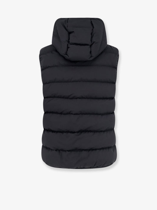 Arinella Matt Black sleeveless down jacket