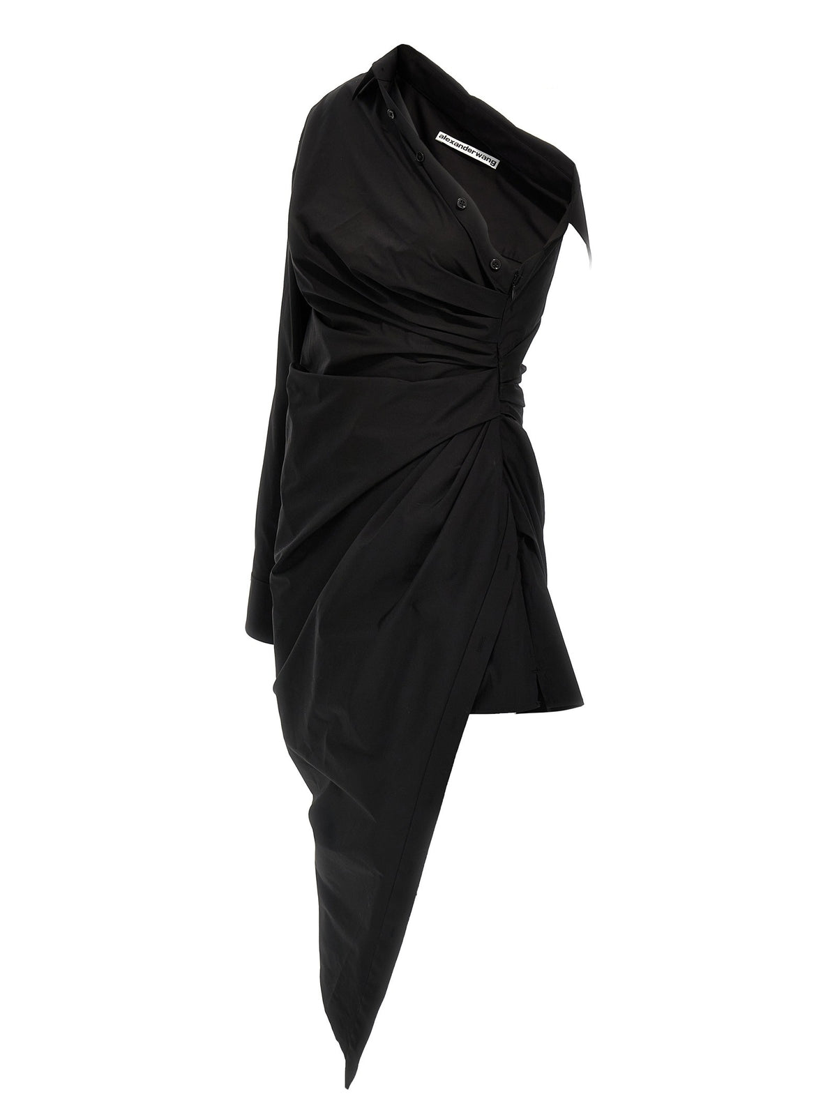 Asymmetrical shirt dress