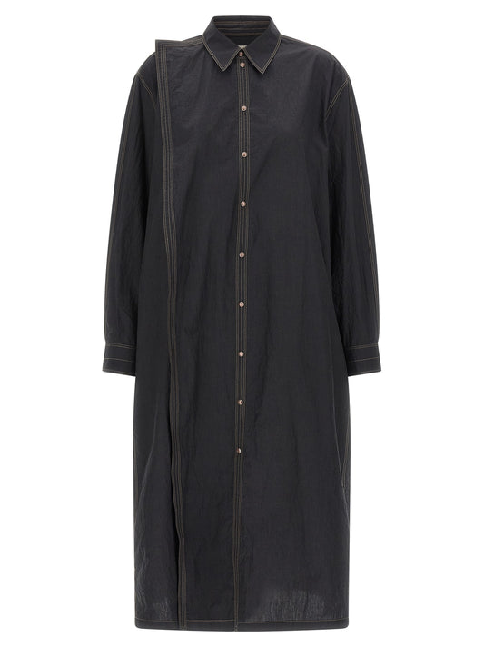 'Asymmetrical Shirt' dress