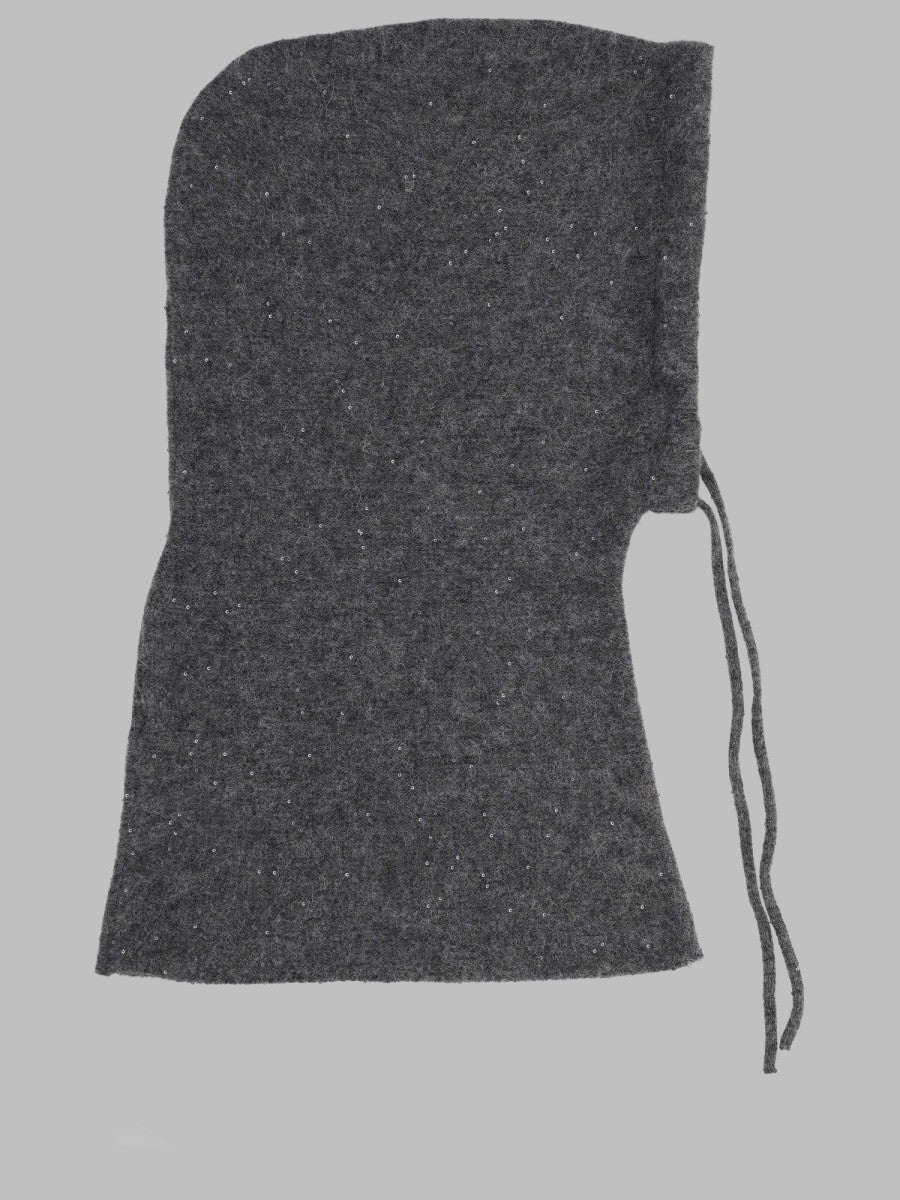 Balaclava in Maglia con Paillettes