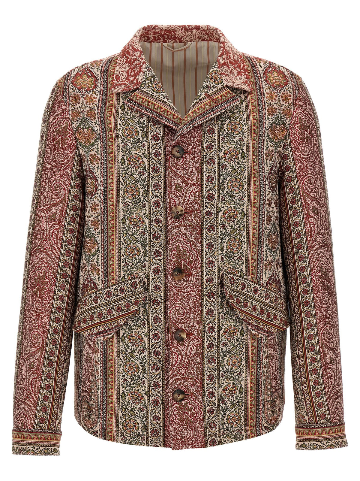 Balmacaan neck overshirt