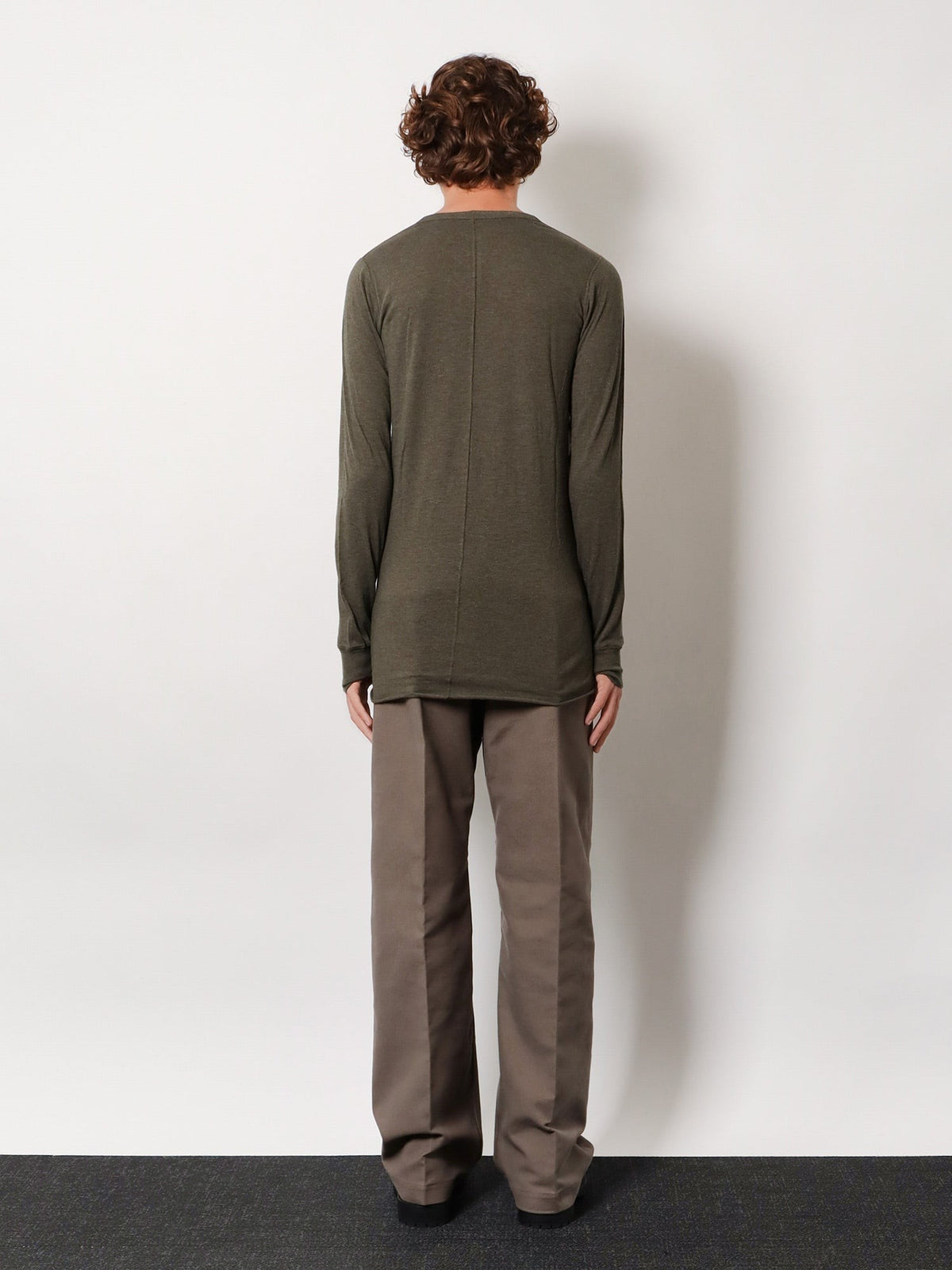 Basic LS T viscose blend T-shirt