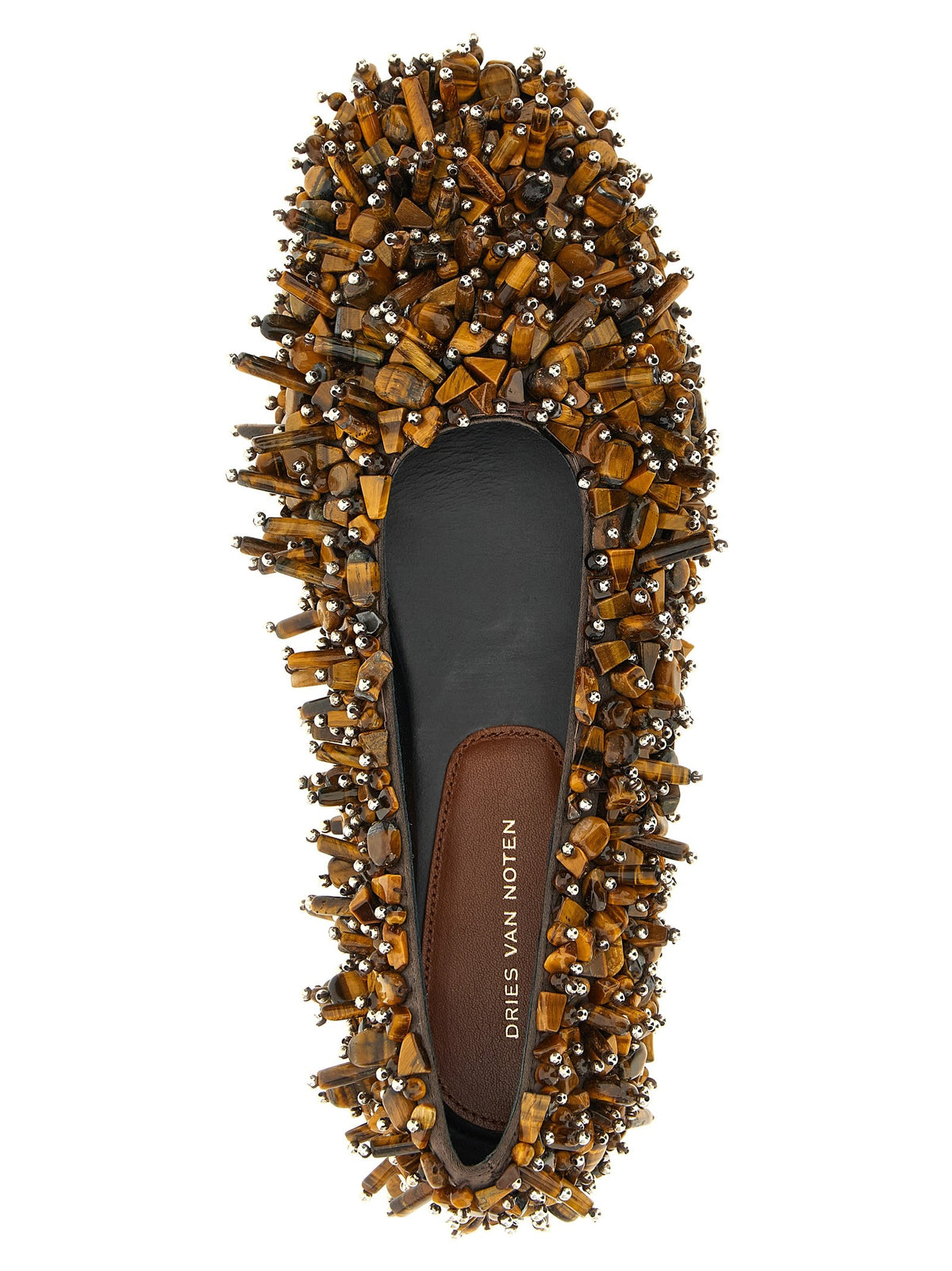 Beaded ballet flats