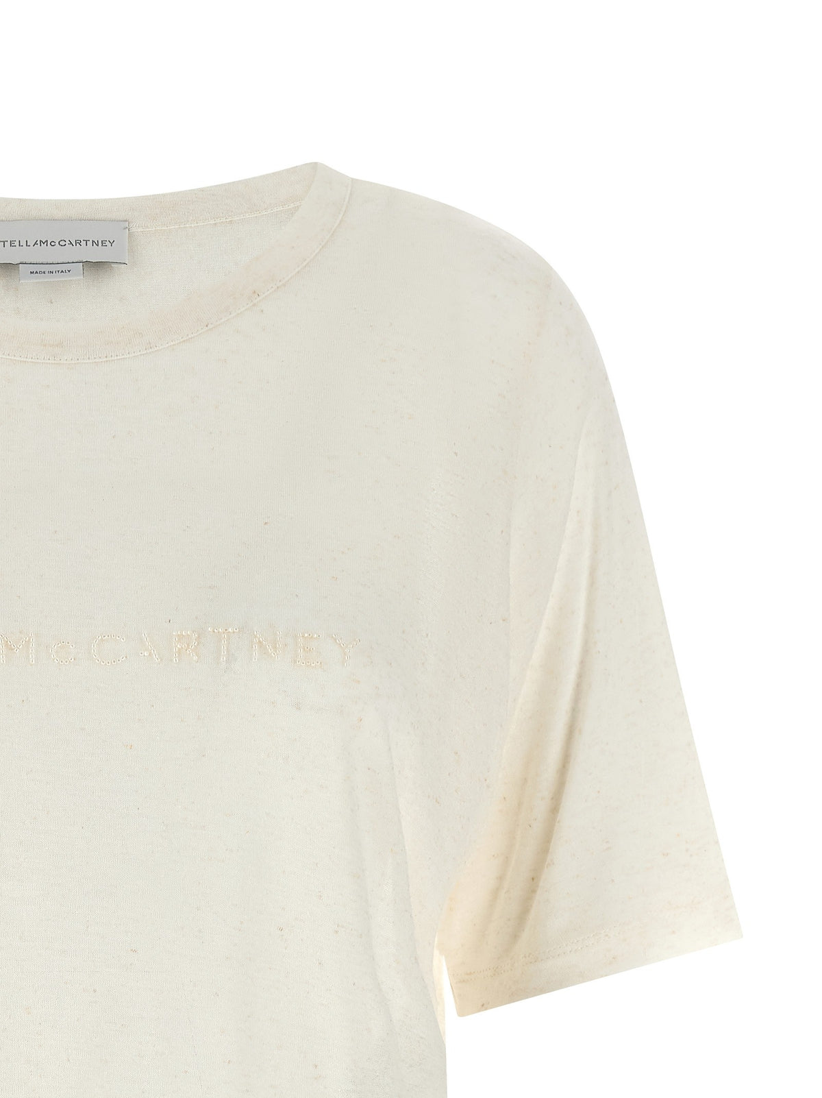 Beads embroidery t-shirt