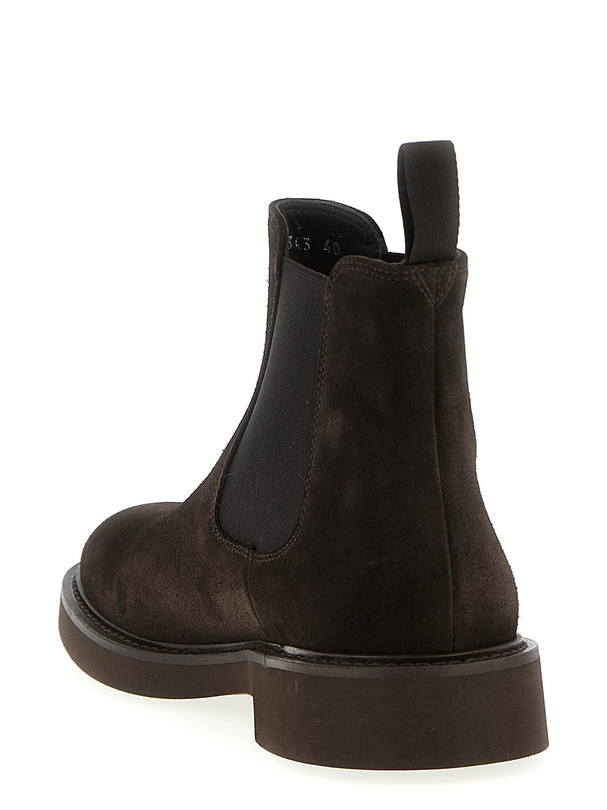 Suede Beatles ankle boots