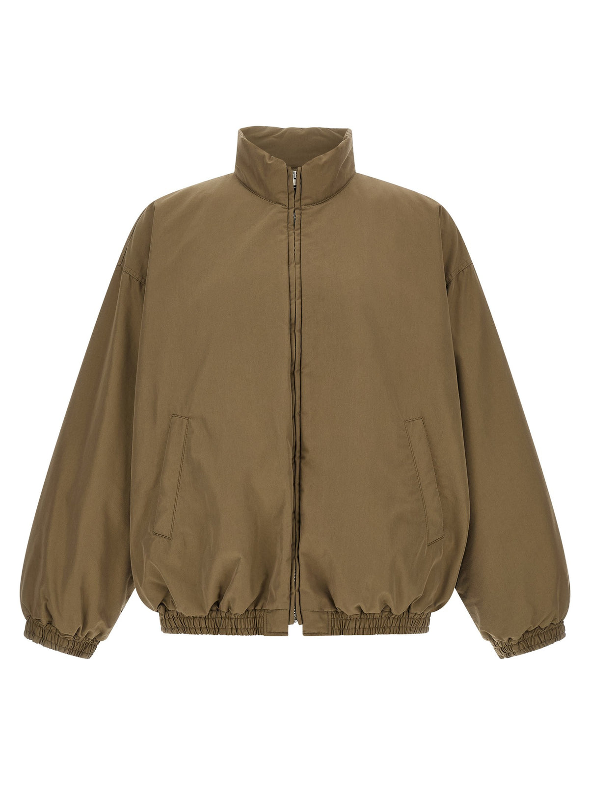 Beige Padded Windbreaker
