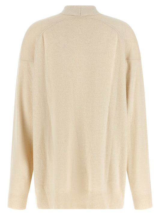 Beige ring neck sweater