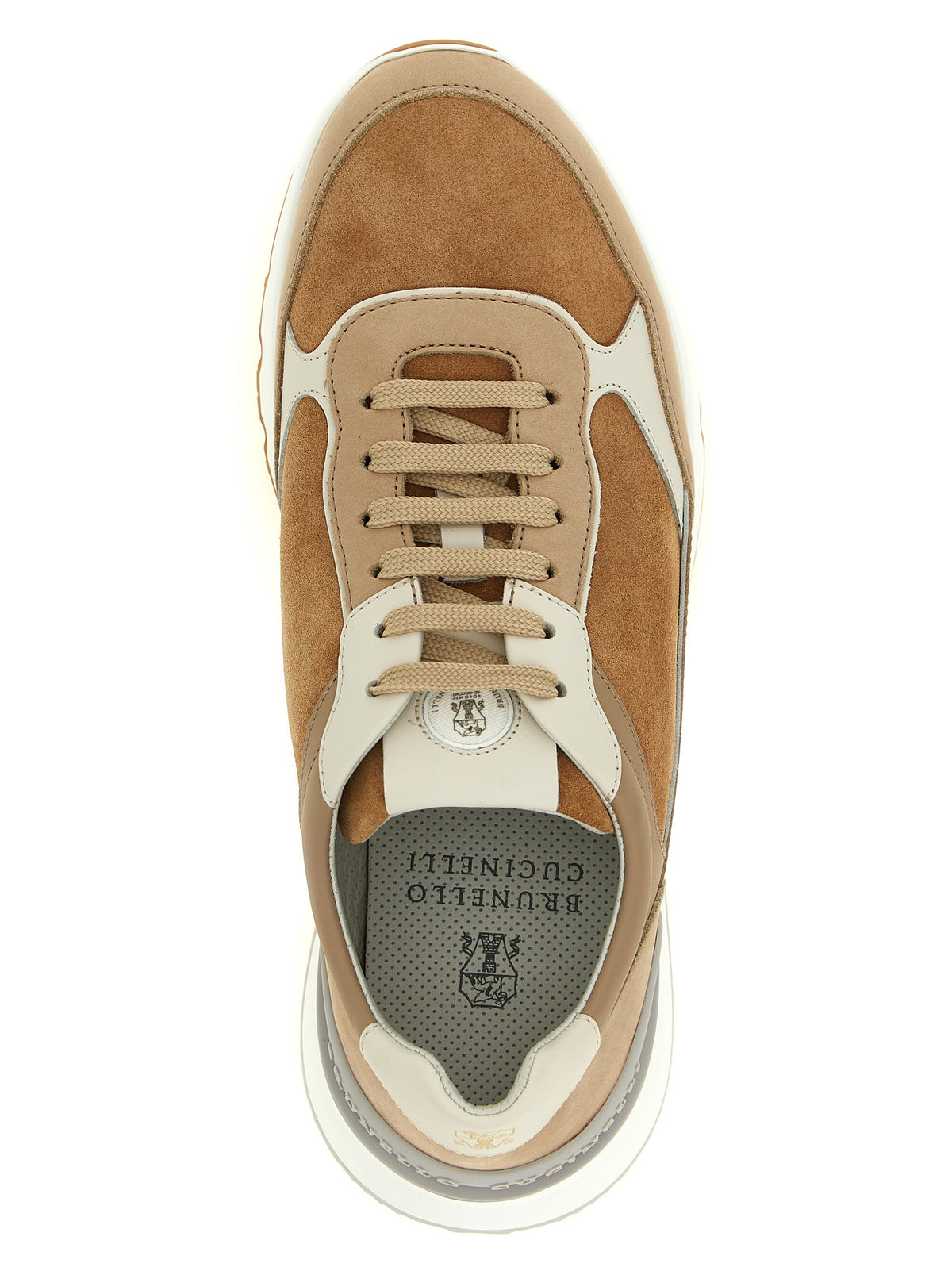 Beige 'Runners' sneakers