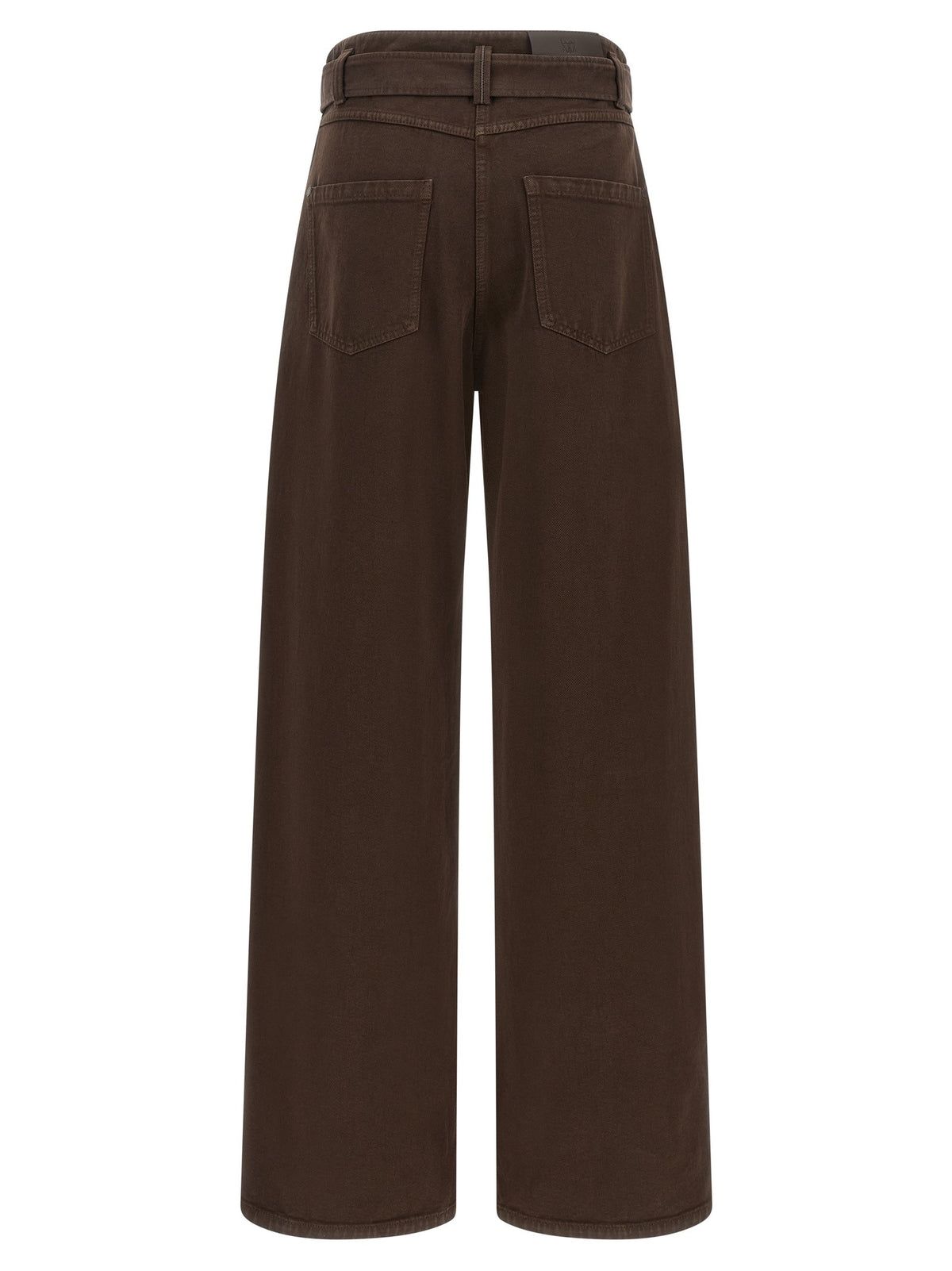 Belted jeans