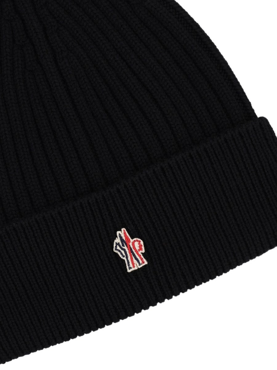 Berretto in Lana con Patch Logo